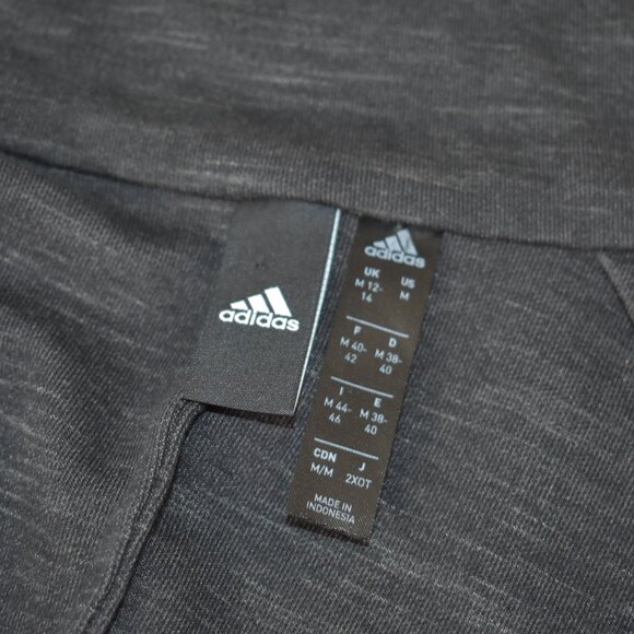 Adidas Women's Black Heart Racer Long Sleeve Angled Zip Crop Jacket - Picture 10 of 10